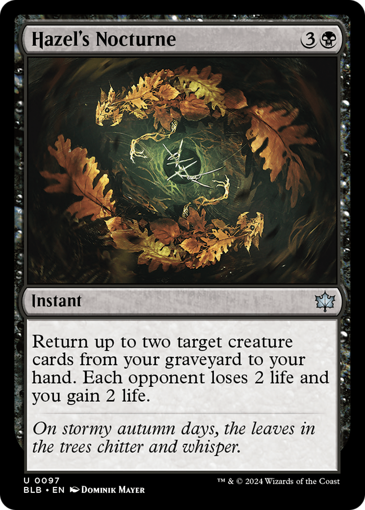 Magic: The Gathering - Hazel's Nocturne Foil - Bloomburrow