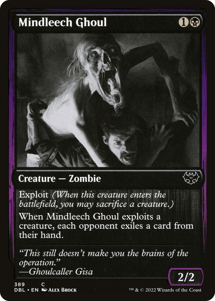 Magic: The Gathering - Mindleech Ghoul Foil - Innistrad: Double Feature