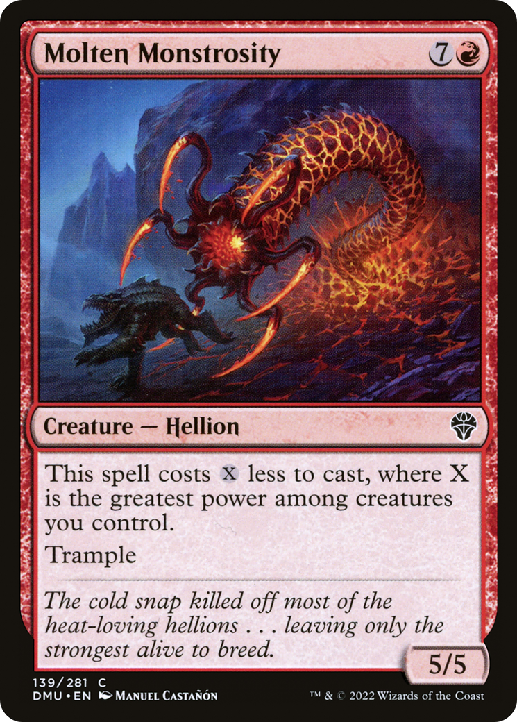 Magic: The Gathering - Molten Monstrosity Foil - Dominaria United