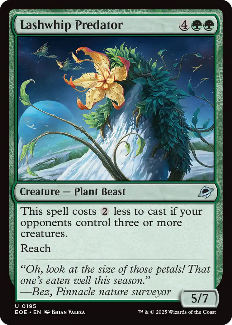 Magic: The Gathering - Lashwhip Predator - Edge of Eternities