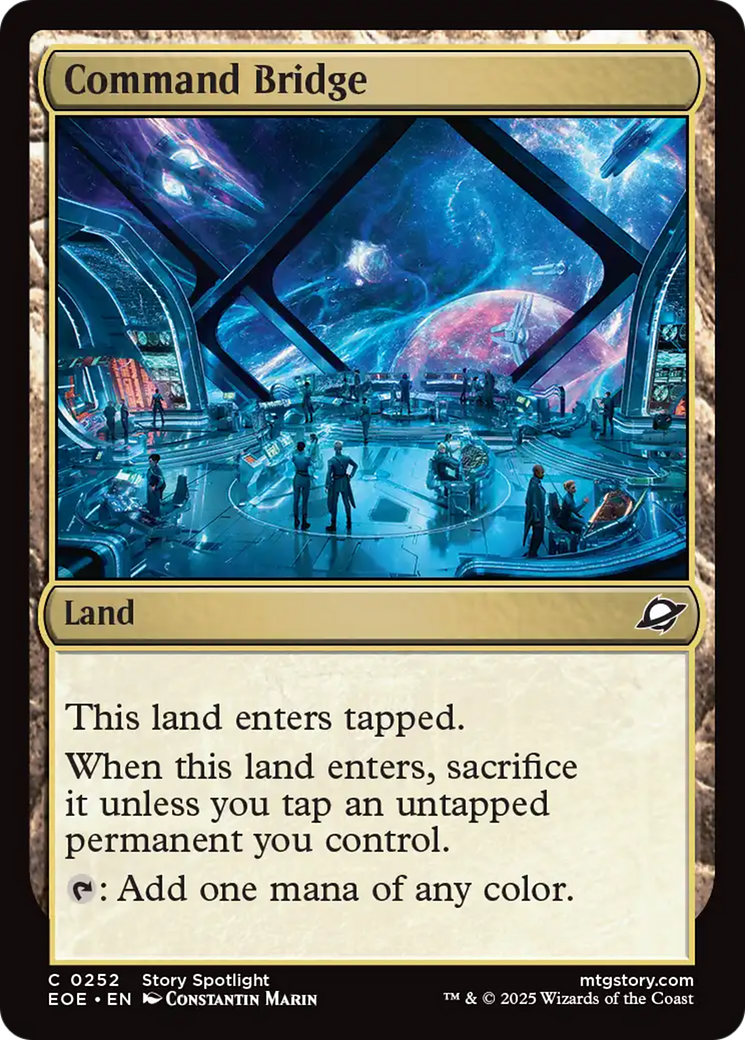Magic: The Gathering - Command Bridge Foil - Edge of Eternities