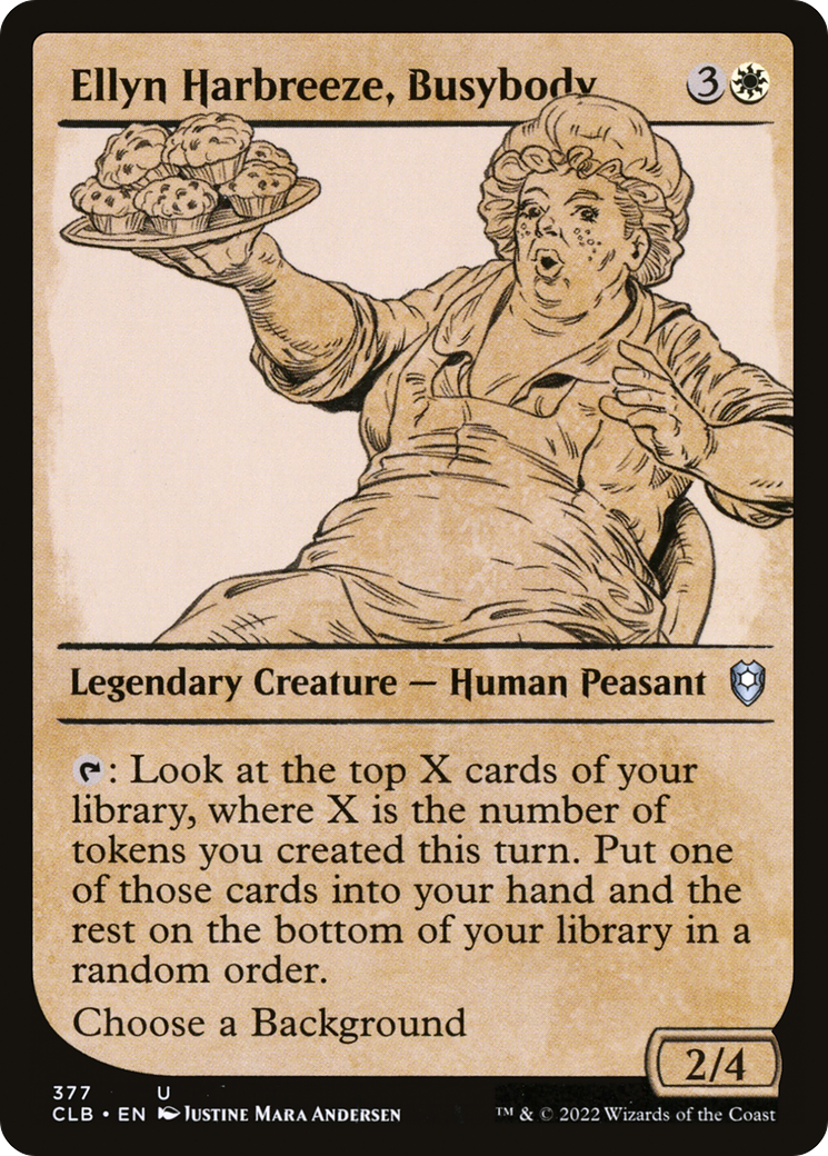Magic: The Gathering - Ellyn Harbreeze, Busybody - Commander Legends: Battle for Baldur's Gate