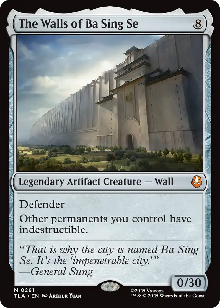 Magic: The Gathering - The Walls of Ba Sing Se Foil - Avatar: The Last Airbender
