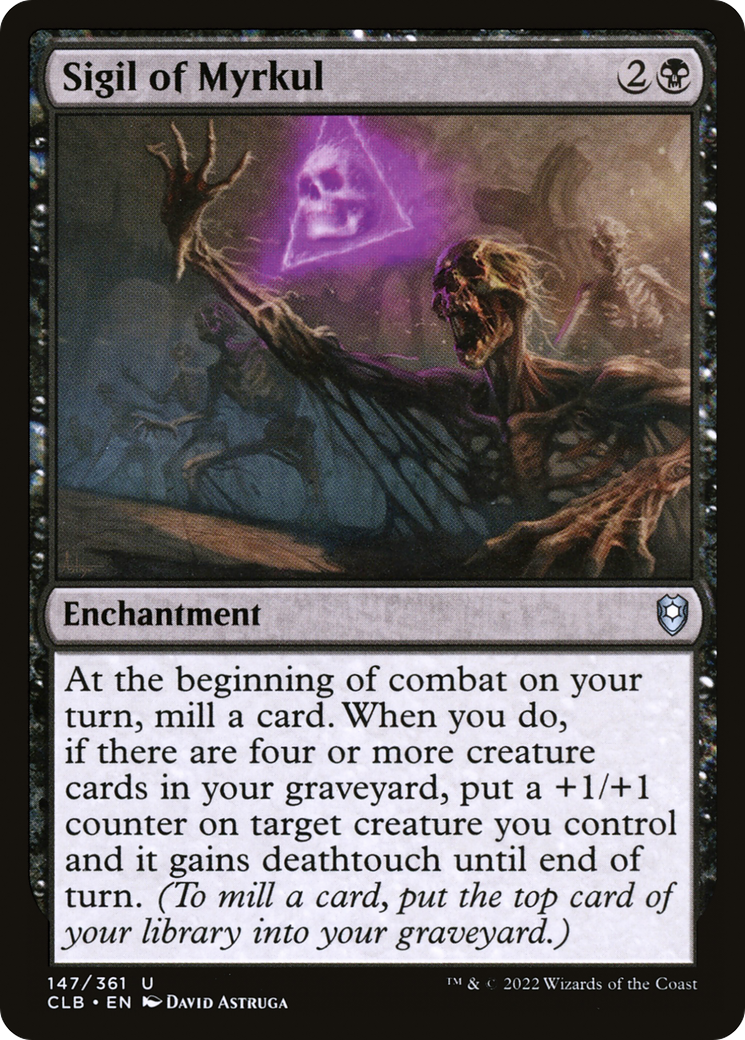 Magic: The Gathering - Sigil of Myrkul - Commander Legends: Battle for Baldur's Gate