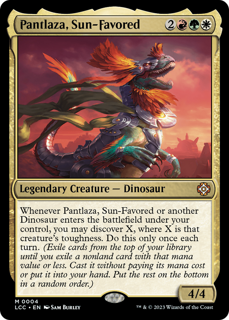 Magic: The Gathering - Pantlaza, Sun-Favored Foil - The Lost Caverns of Ixalan Commander
