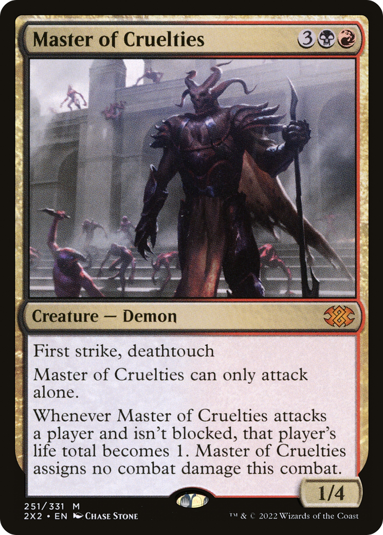 Magic: The Gathering - Master of Cruelties Foil - Double Masters 2022