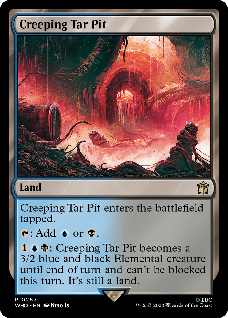 Magic: The Gathering - Creeping Tar Pit - Doctor Who