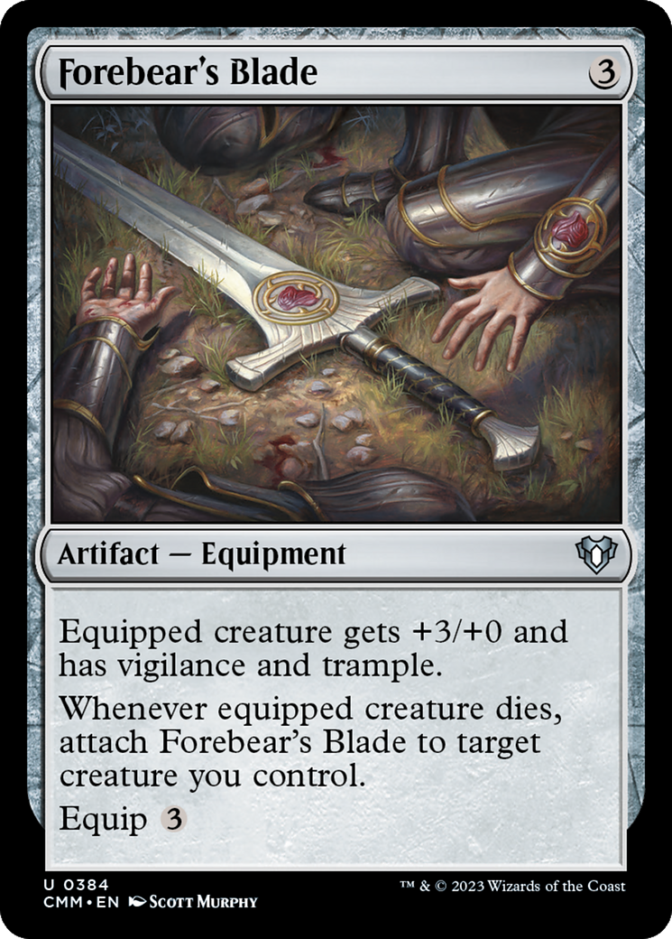 Magic: The Gathering - Forebear's Blade - Commander Masters