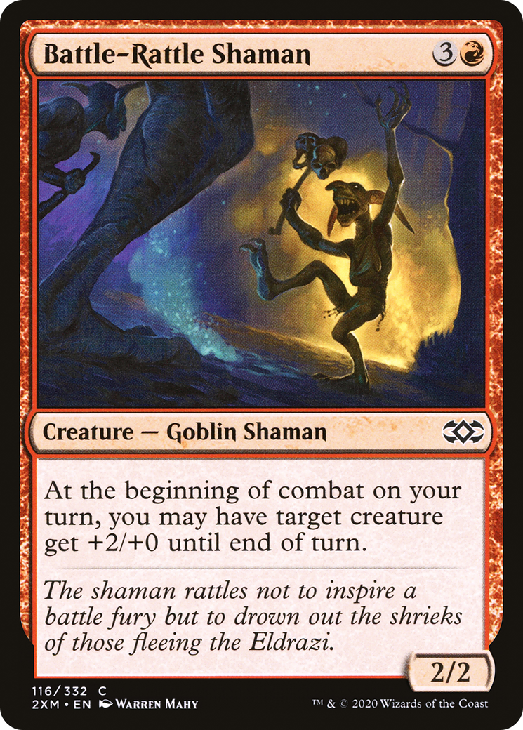 Magic: The Gathering - Battle-Rattle Shaman Foil - Double Masters