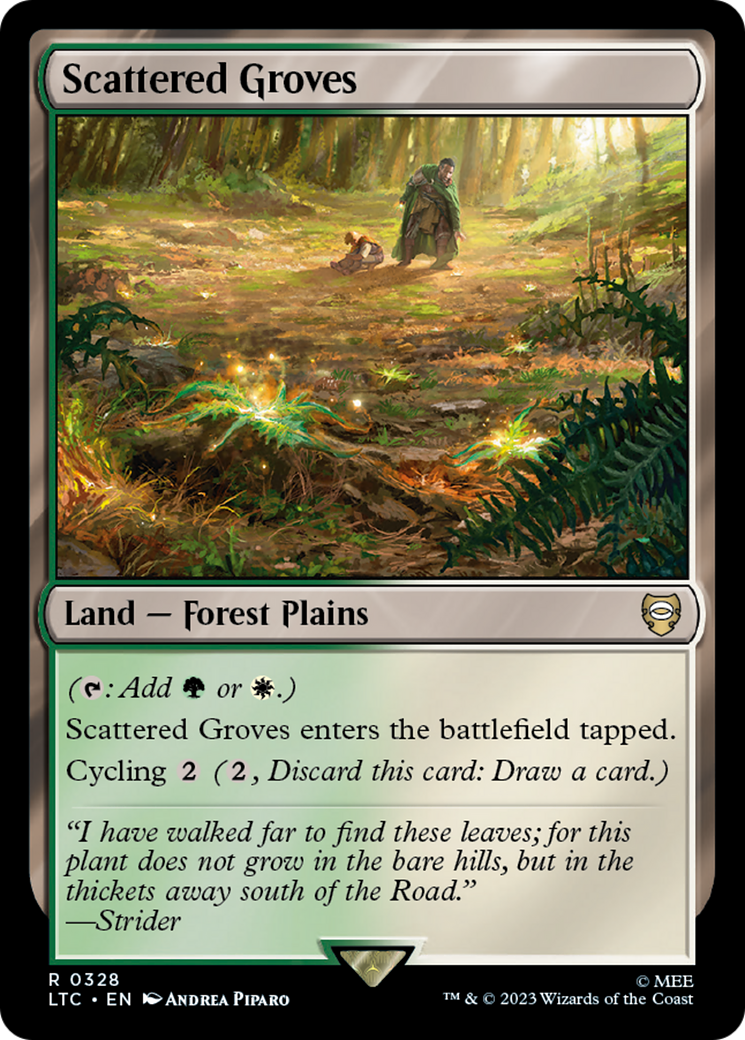 Magic: The Gathering - Scattered Groves - Tales of Middle-earth Commander