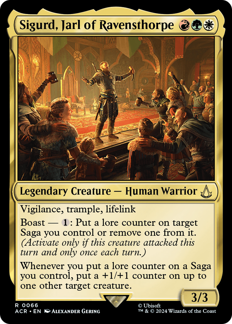 Magic: The Gathering - Sigurd, Jarl of Ravensthorpe Foil - Assassin's Creed