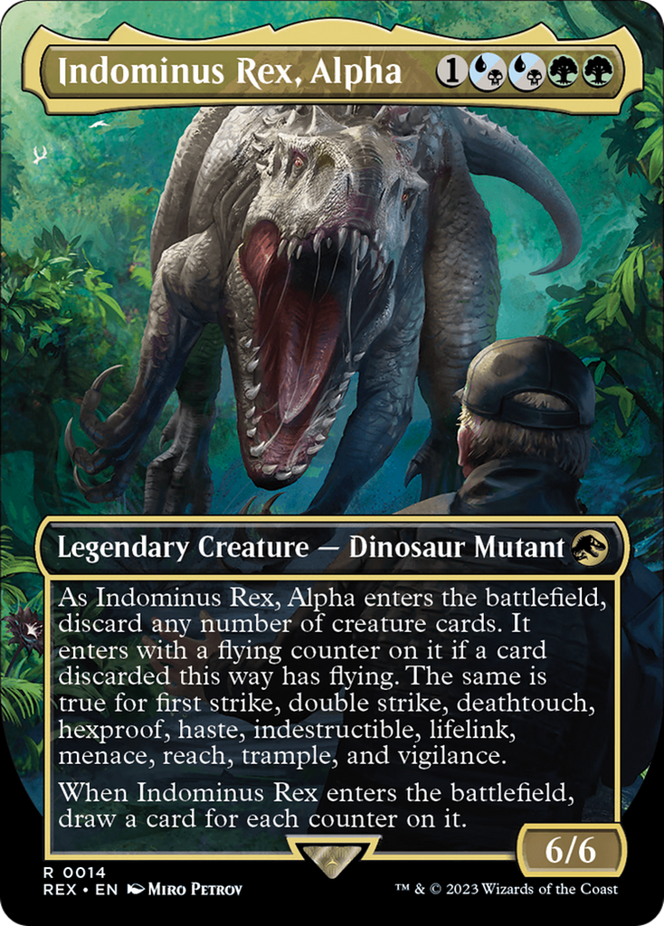 Magic: The Gathering - Indominus Rex, Alpha - Jurassic World Collection