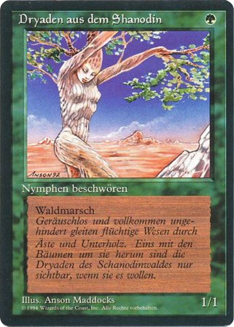 Magic: The Gathering - Dryaden aus dem Shanodin - Foreign Black Border