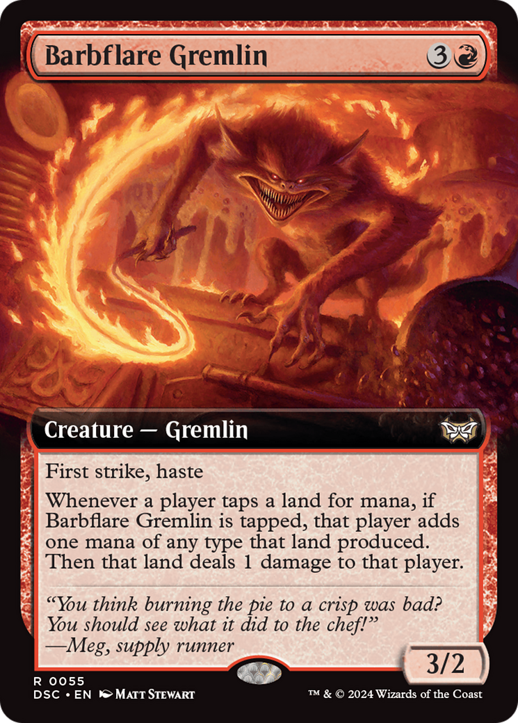 Magic: The Gathering - Barbflare Gremlin - Duskmourn: House of Horror Commander