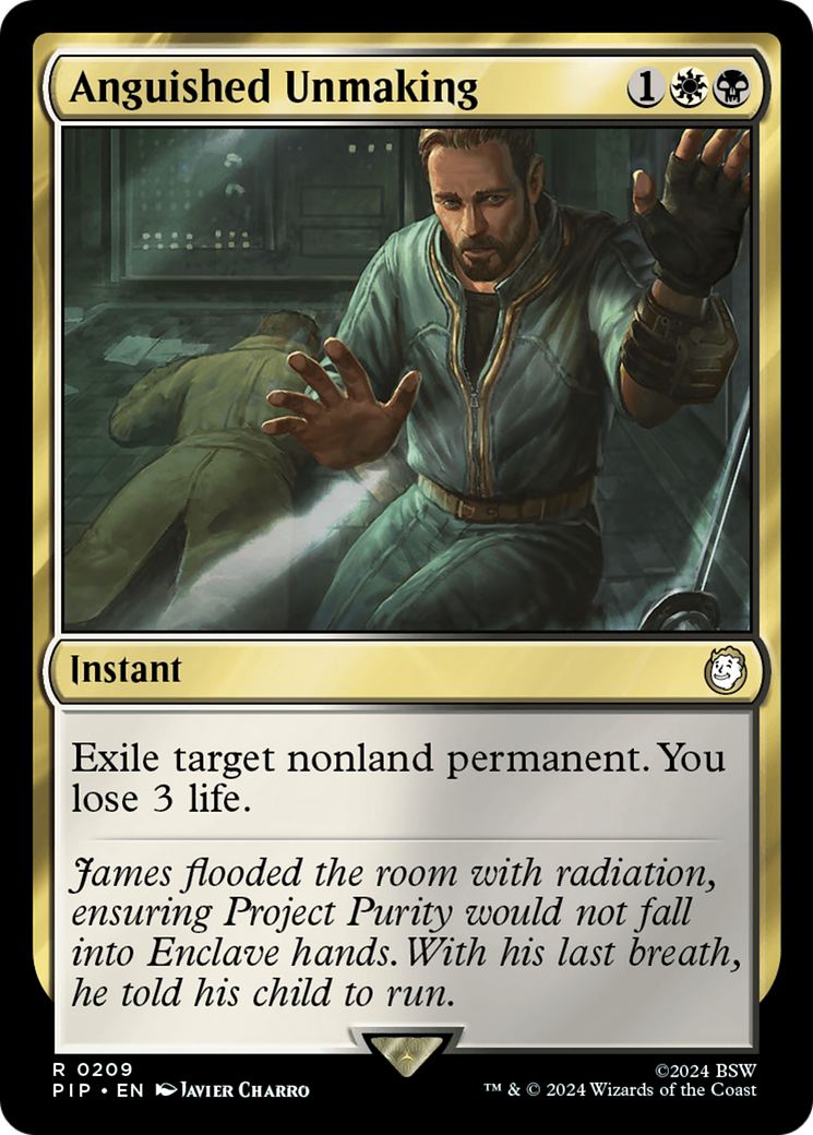 Magic: The Gathering - Anguished Unmaking Foil - Fallout