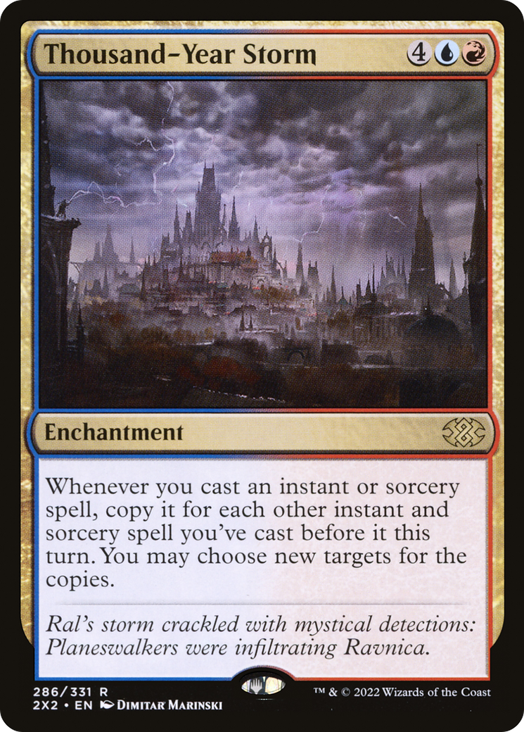 Magic: The Gathering - Thousand-Year Storm Foil - Double Masters 2022