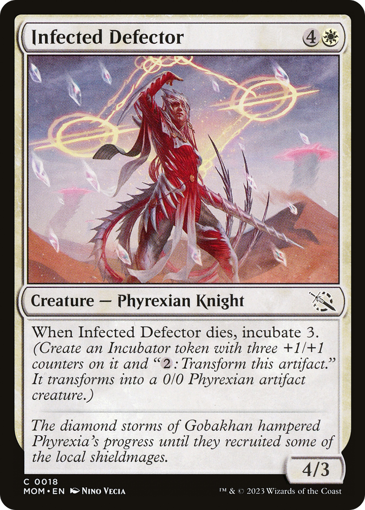 Magic: The Gathering - Infected Defector Foil - March of the Machine
