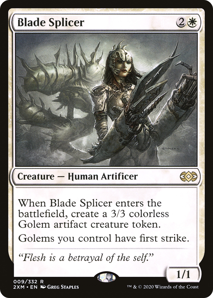 Magic: The Gathering - Blade Splicer Foil - Double Masters