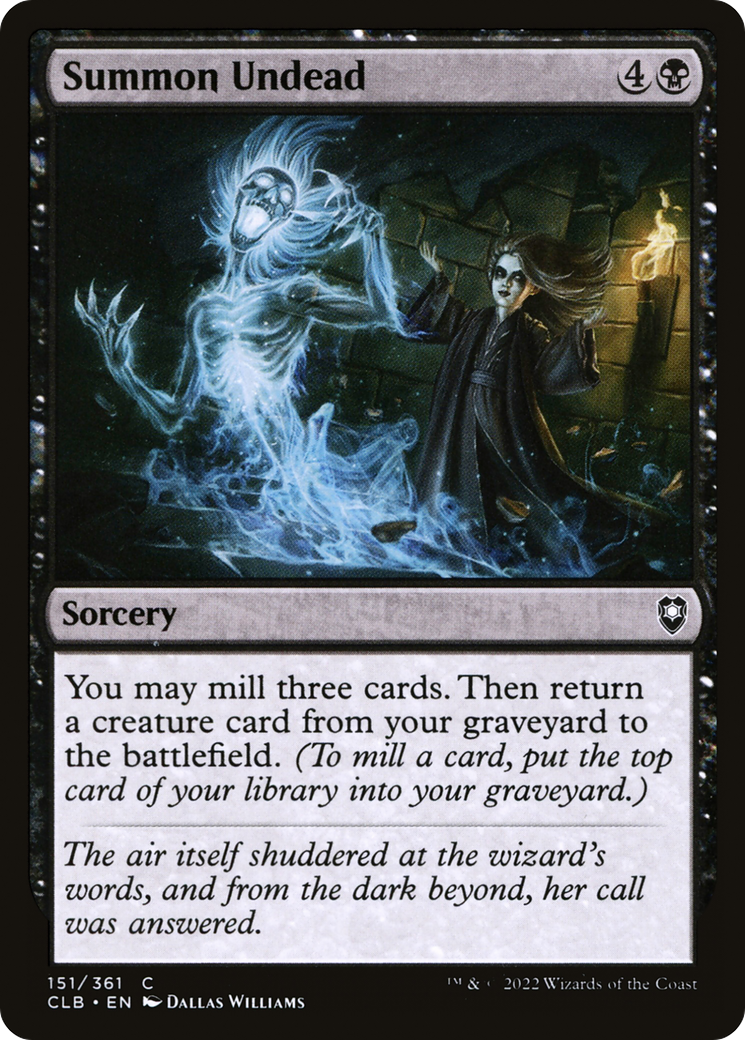 Magic: The Gathering - Summon Undead - Commander Legends: Battle for Baldur's Gate
