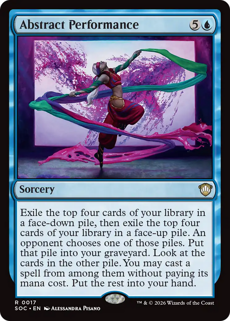 Magic: The Gathering - Abstract Performance - Secrets of Strixhaven Commander