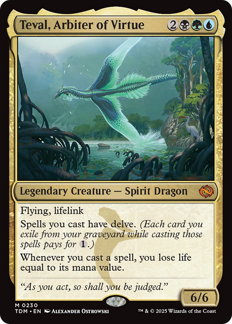 Magic: The Gathering - Teval, Arbiter of Virtue - Tarkir: Dragonstorm
