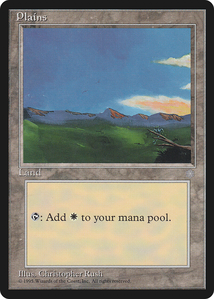 Magic: The Gathering - Plains - Ice Age