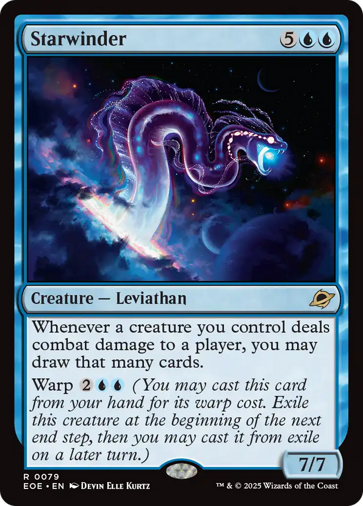 Magic: The Gathering - Starwinder Foil - Edge of Eternities