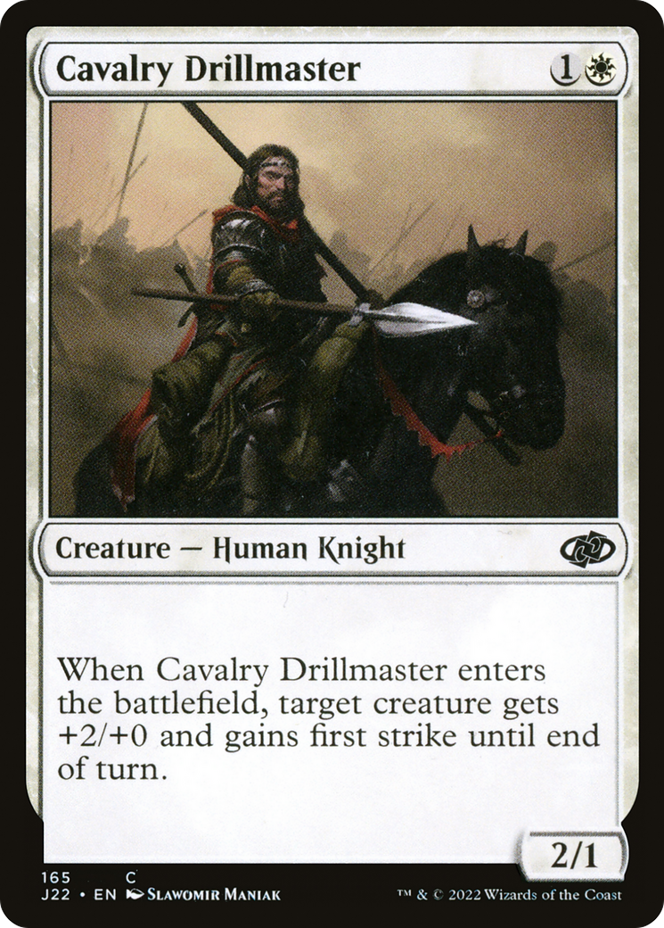 Magic: The Gathering - Cavalry Drillmaster - Jumpstart 2022