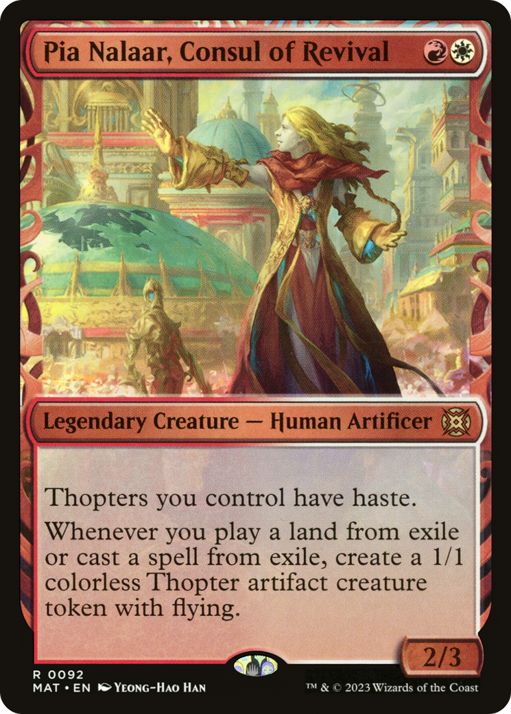 Magic: The Gathering - Pia Nalaar, Consul of Revival Foil - March of the Machine: The Aftermath