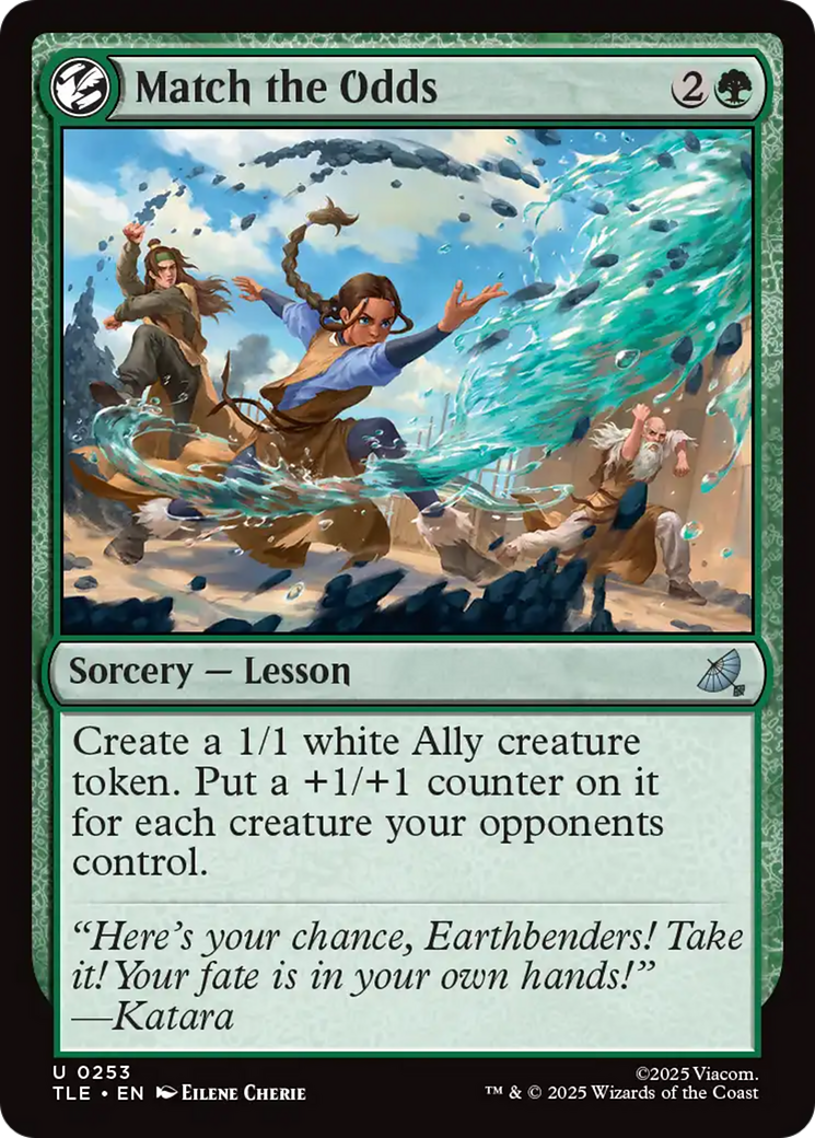 Magic: The Gathering - Match the Odds Foil - Avatar: The Last Airbender Eternal