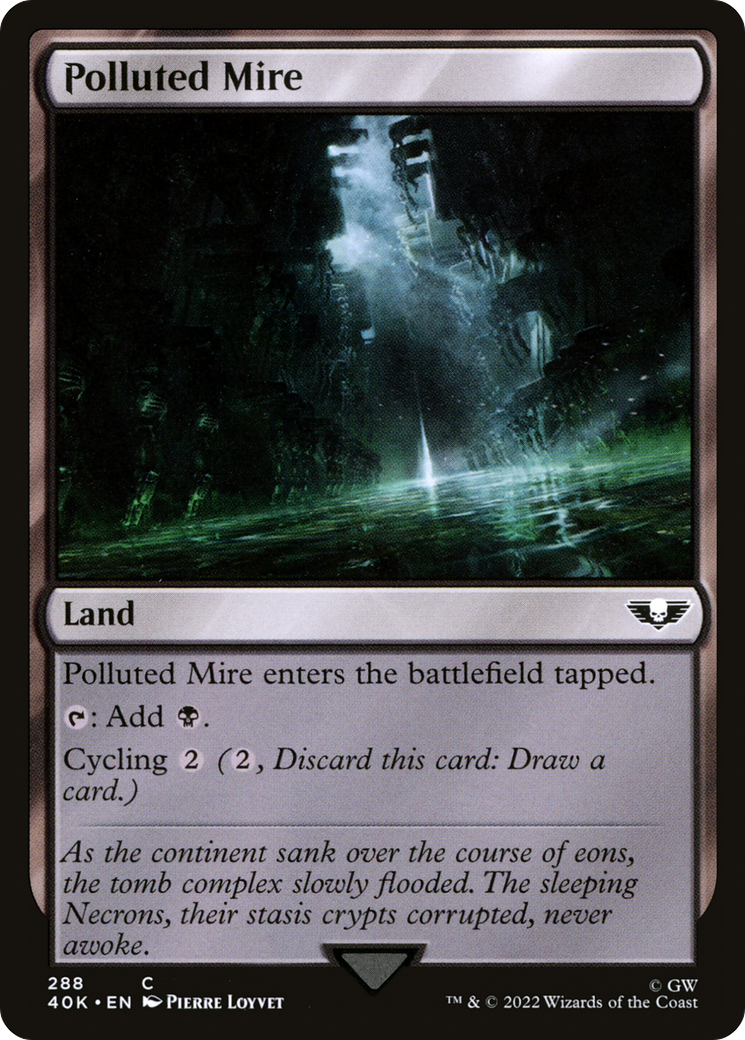Magic: The Gathering - Polluted Mire - Warhammer 40000 Commander