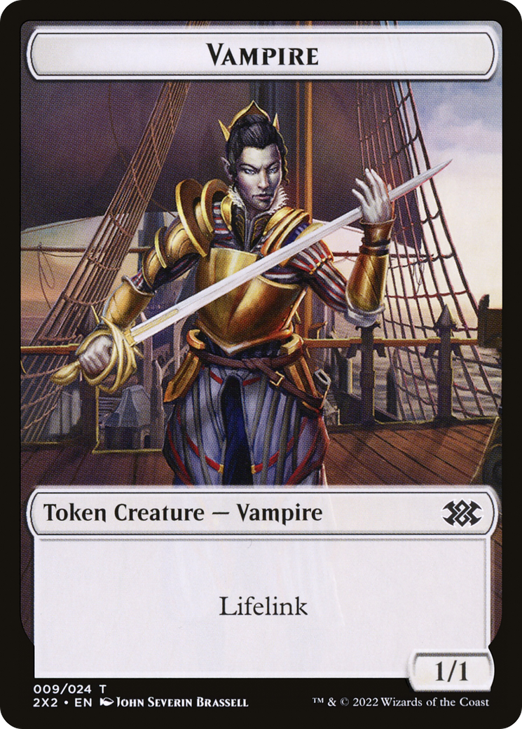 Magic: The Gathering - Vampire Token - Double Masters 2022 Tokens