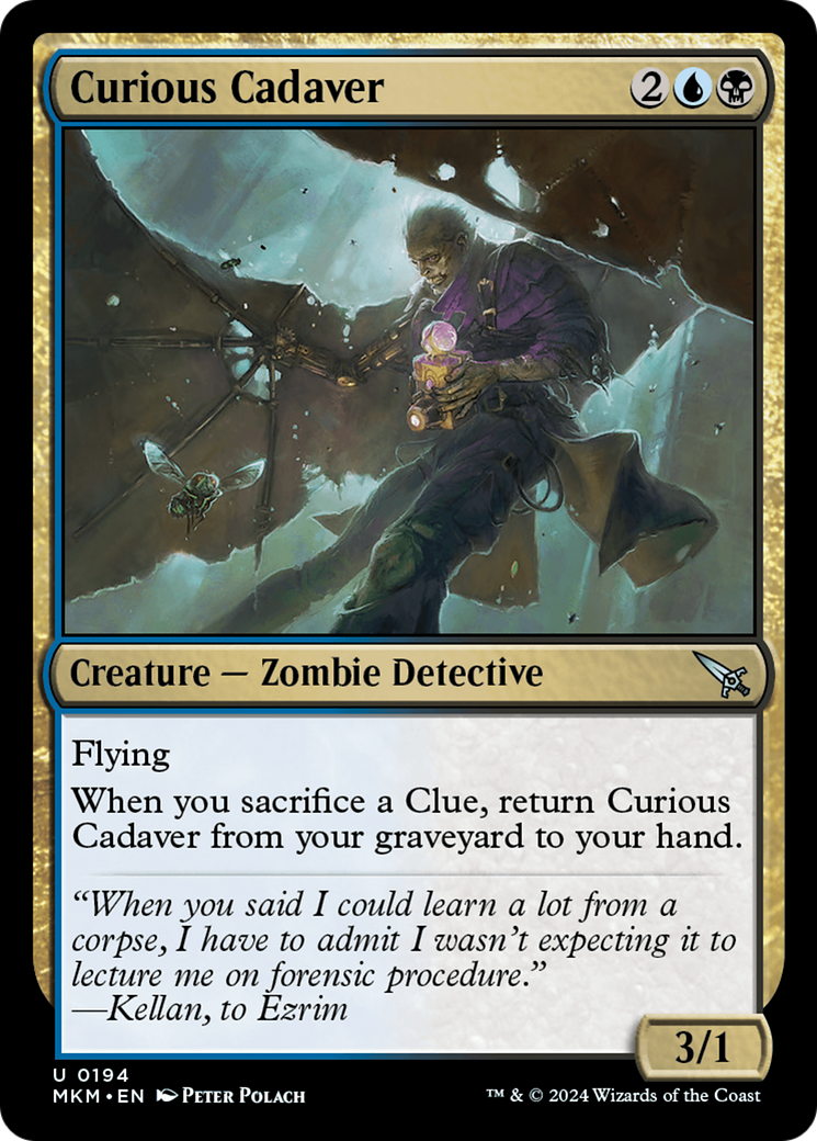 Magic: The Gathering - Curious Cadaver Foil - Murders at Karlov Manor