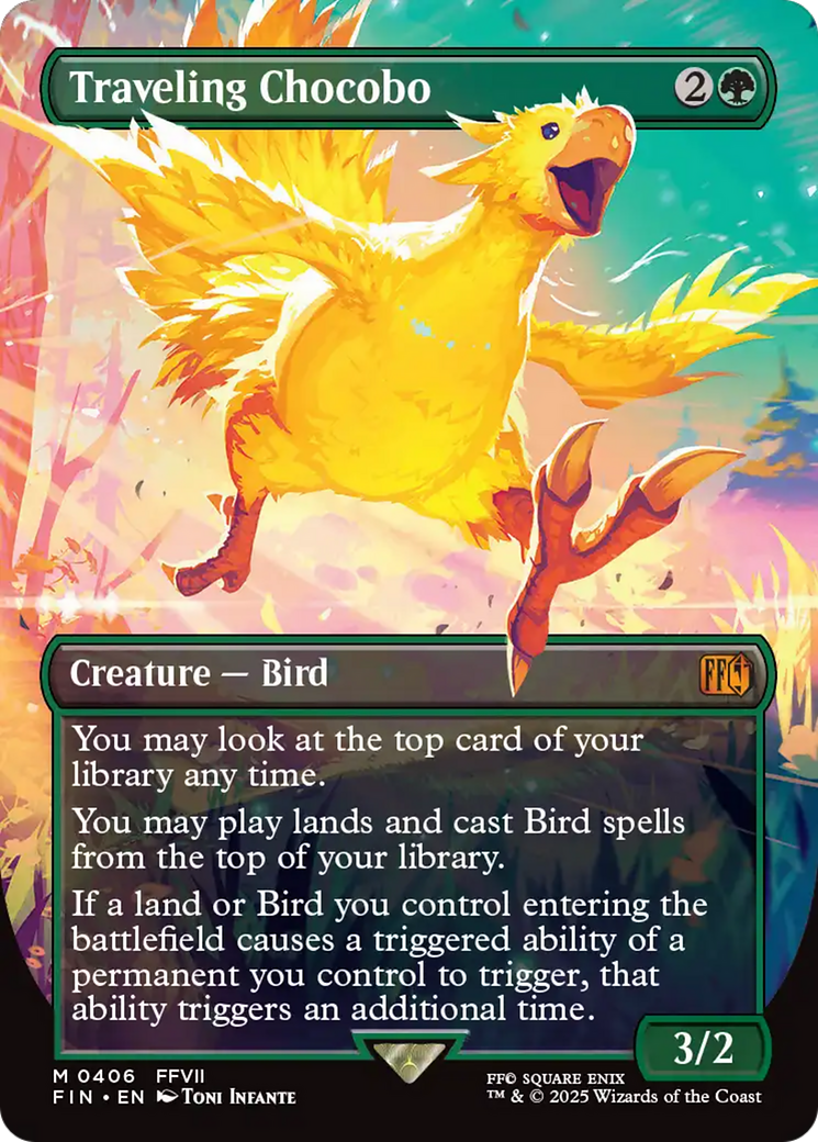 Magic: The Gathering - Traveling Chocobo Foil - Final Fantasy