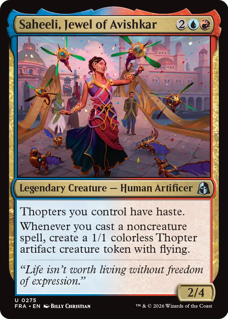 Magic: The Gathering - Saheeli, Jewel of Avishkar - Reality Fracture