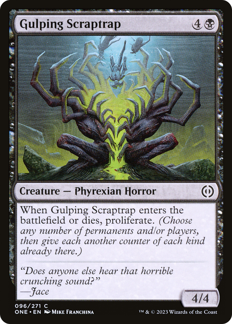 Magic: The Gathering - Gulping Scraptrap Foil - Phyrexia: All Will Be One