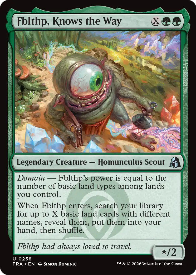 Magic: The Gathering - Fblthp, Knows the Way Foil - Reality Fracture
