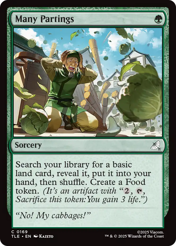 Magic: The Gathering - Many Partings Foil - Avatar: The Last Airbender Eternal