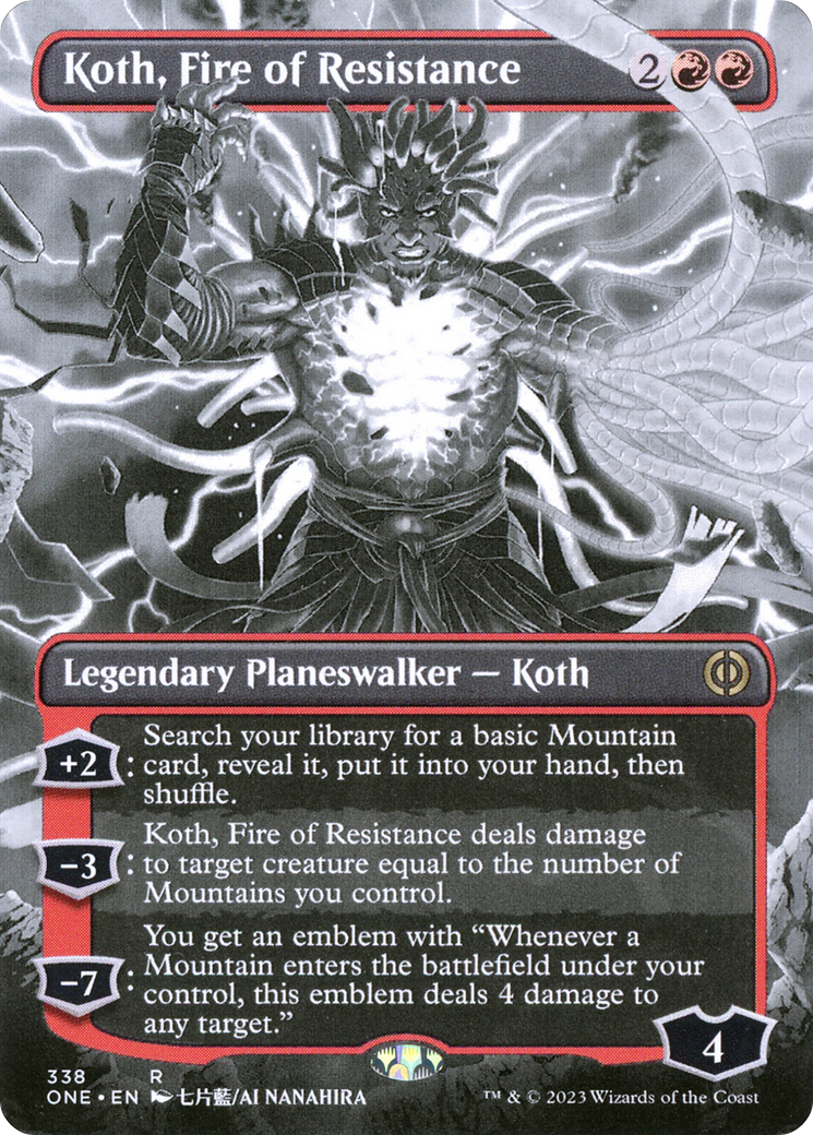 Magic: The Gathering - Koth, Fire of Resistance - Phyrexia: All Will Be One