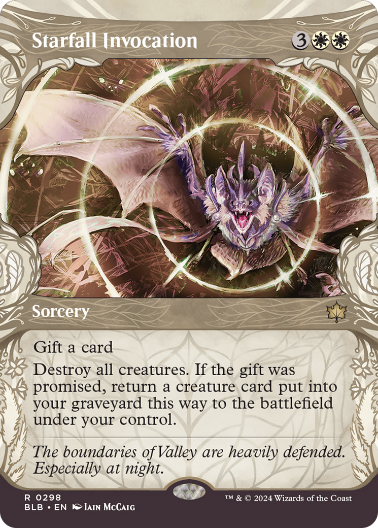 Magic: The Gathering - Starfall Invocation Foil - Bloomburrow