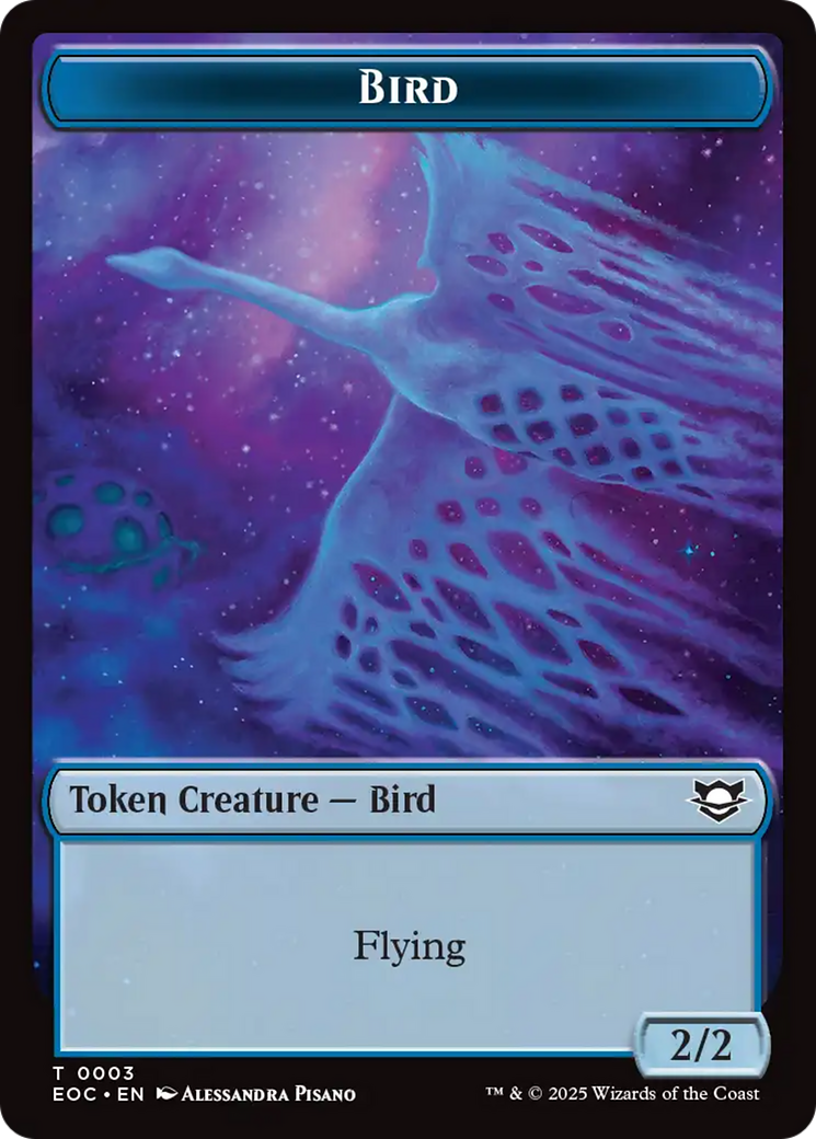 Magic: The Gathering - Bird Token - Edge of Eternities Commander Tokens