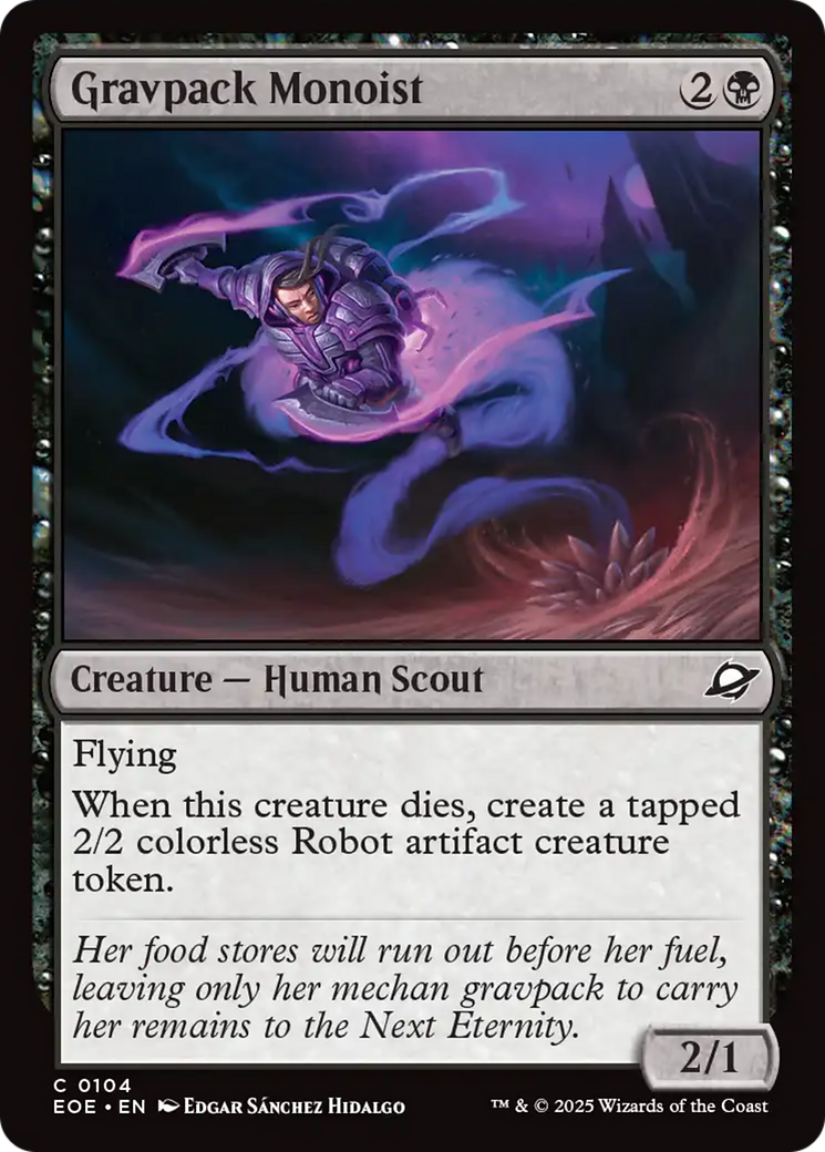 Magic: The Gathering - Gravpack Monoist - Edge of Eternities