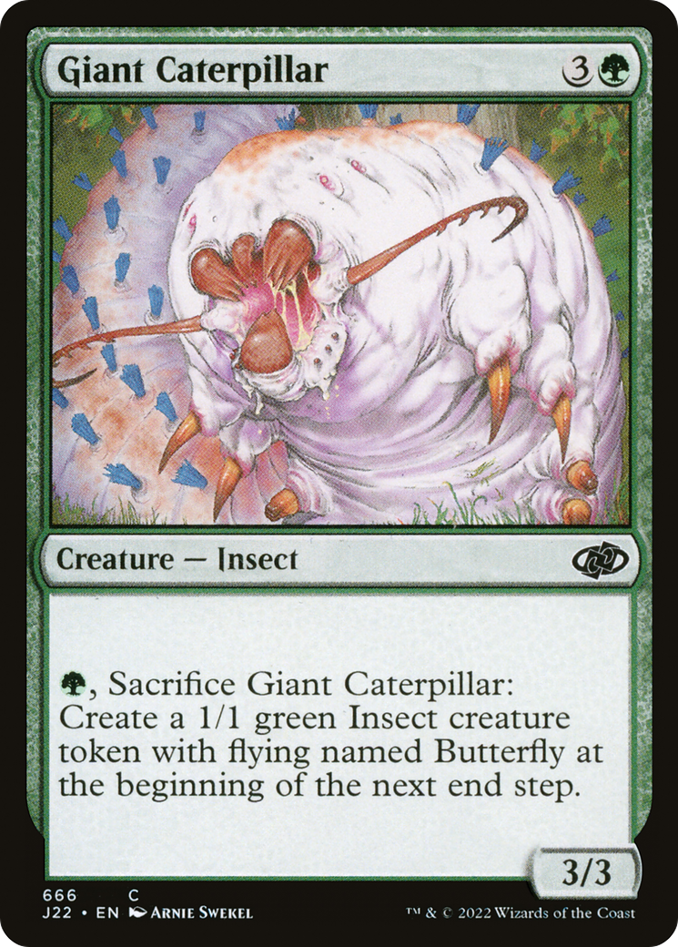 Magic: The Gathering - Giant Caterpillar - Jumpstart 2022