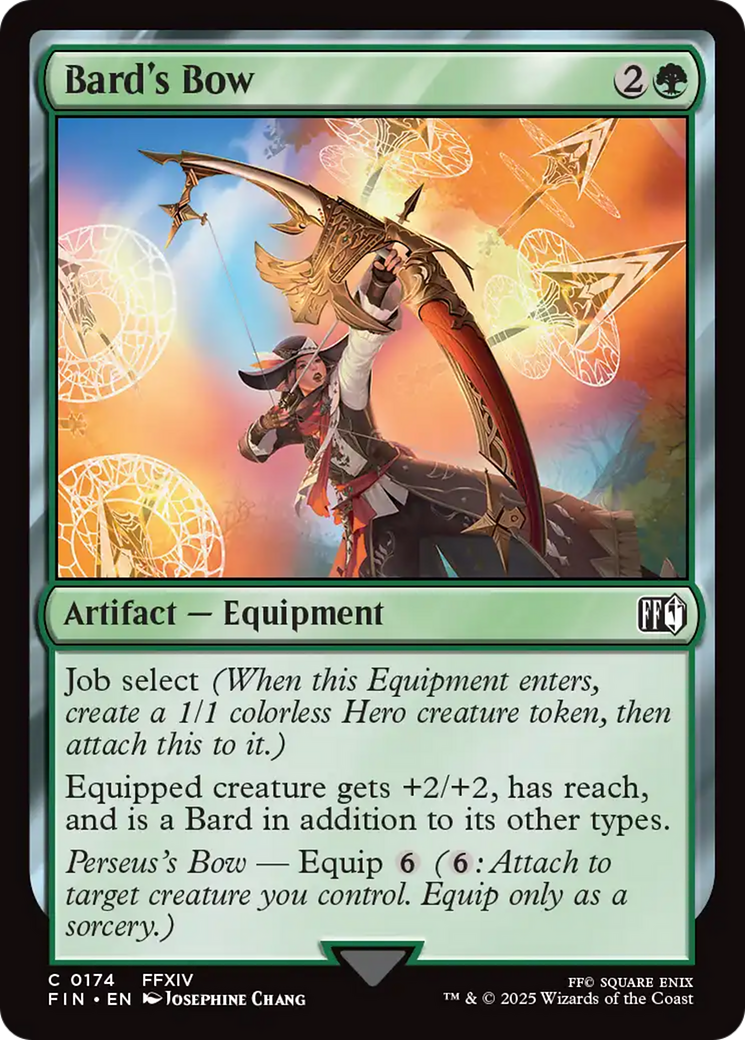 Magic: The Gathering - Bard's Bow Foil - Final Fantasy