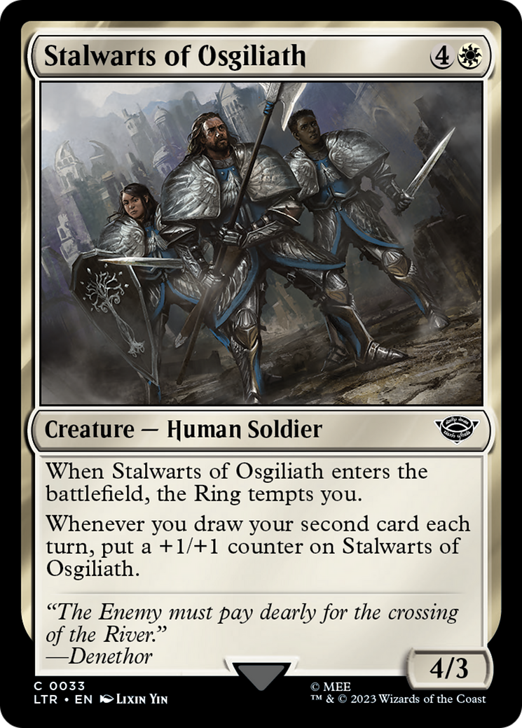 Magic: The Gathering - Stalwarts of Osgiliath - The Lord of the Rings: Tales of Middle-earth