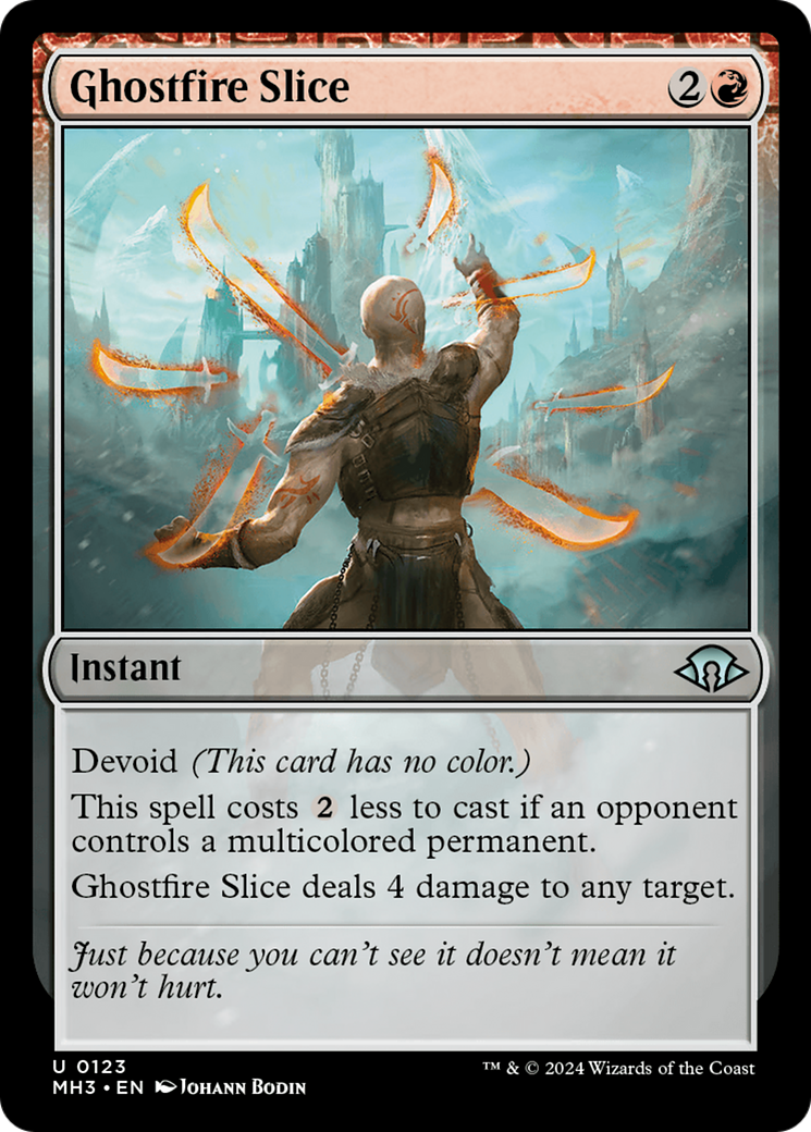 Magic: The Gathering - Ghostfire Slice Foil - Modern Horizons 3