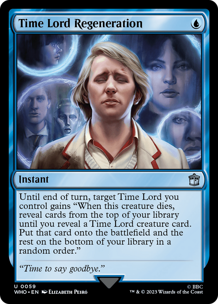 Magic: The Gathering - Time Lord Regeneration Foil - Doctor Who
