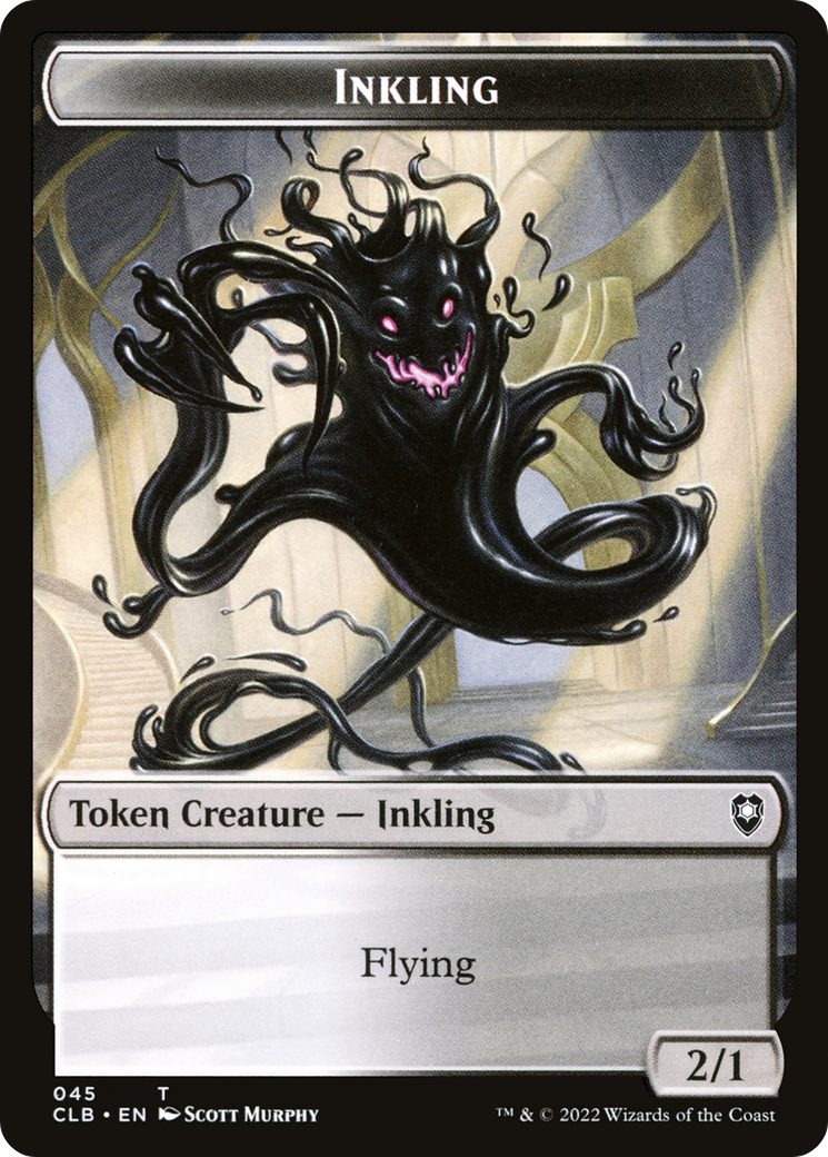 Magic: The Gathering - Inkling Token - Battle for Baldur's Gate Tokens