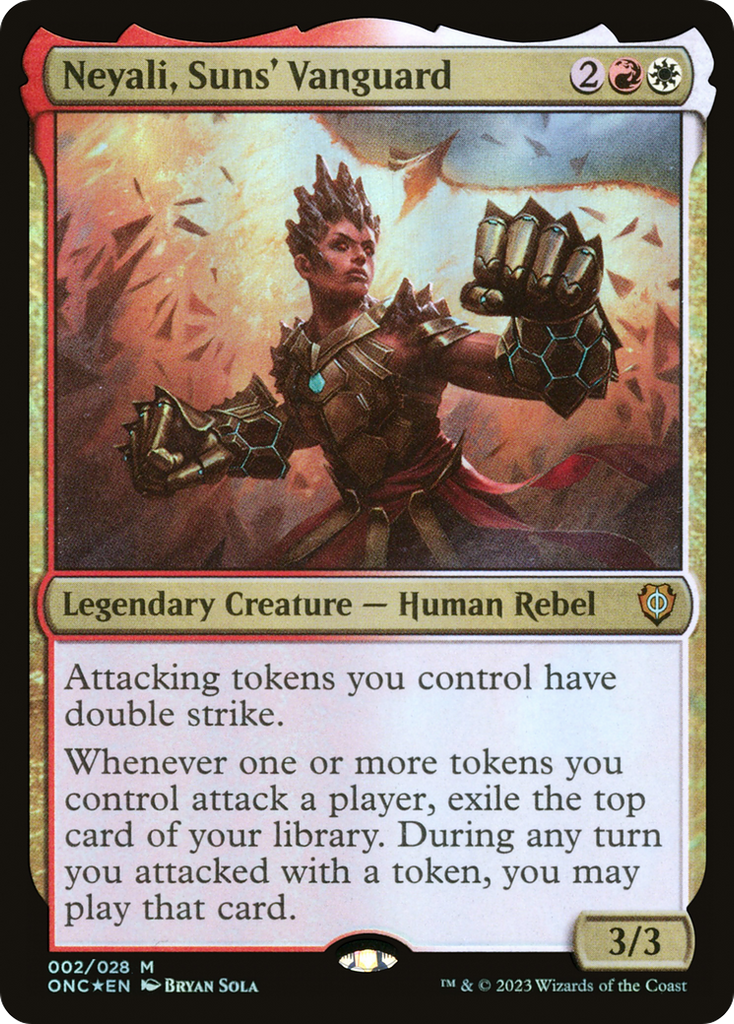 Magic: The Gathering - Neyali, Suns' Vanguard Foil - Phyrexia: All Will Be One Commander