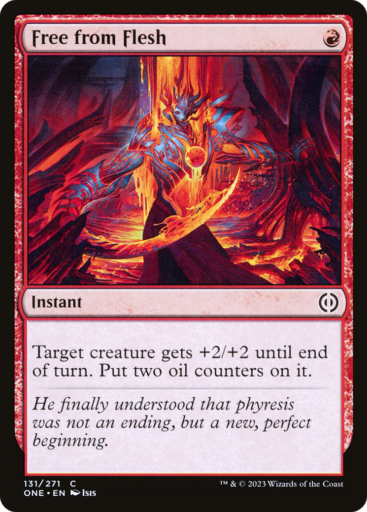 Magic: The Gathering - Free from Flesh Foil - Phyrexia: All Will Be One